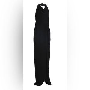 Emporio Armani Backless Floor Length Dress With Pockets